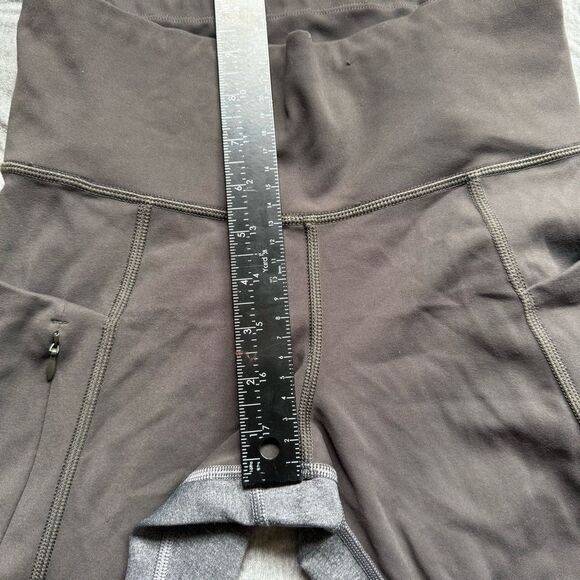 Sz XS Athleta Greenish Brown with Grey Athletic Leggings in great condition - Picture 4 of 12
